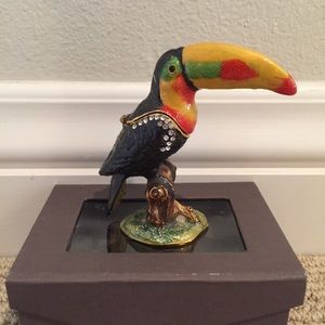 Toucan Trinket Secret Compartment